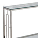 Worldwide Home Furnishings Athena-Console Table-Chrome Console Table 502-747CM