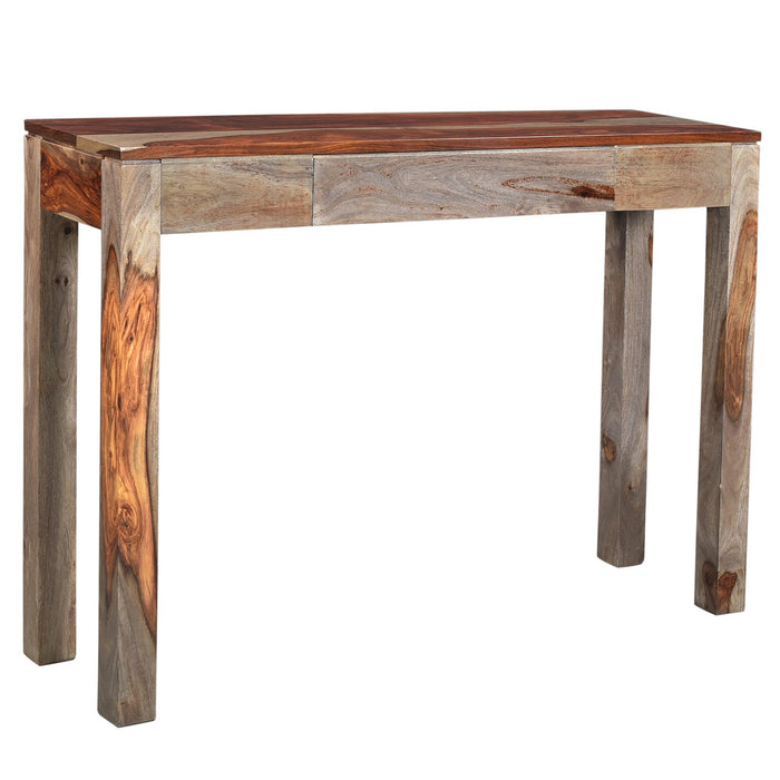 Worldwide Home Furnishings Idris-Console/Desk-Grey 2-Tone Console/Desk 502-814GY