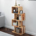 Worldwide Home Furnishings Idris-Shelving Unit-Dark Sheesham Shelving Unit 505-814DS