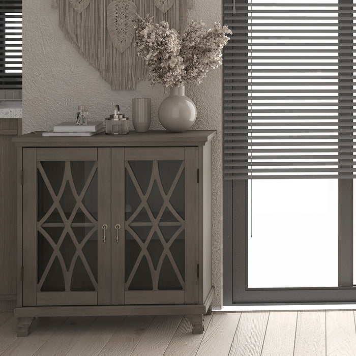 Worldwide Home Furnishings Jasper-Cabinet-Grey Cabinet 507-679GY