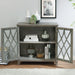 Worldwide Home Furnishings Jasper-Cabinet-Grey Cabinet 507-679GY