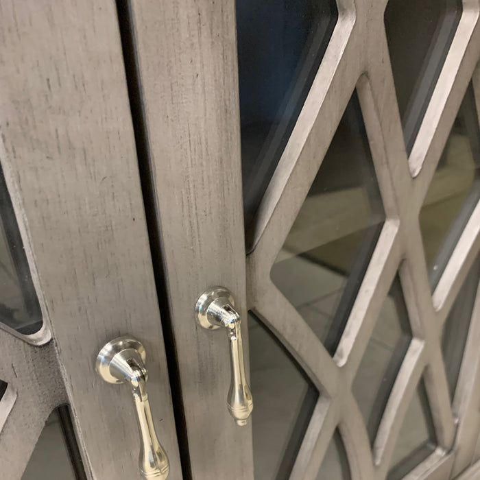 Worldwide Home Furnishings Jasper-Cabinet-Grey Cabinet 507-679GY