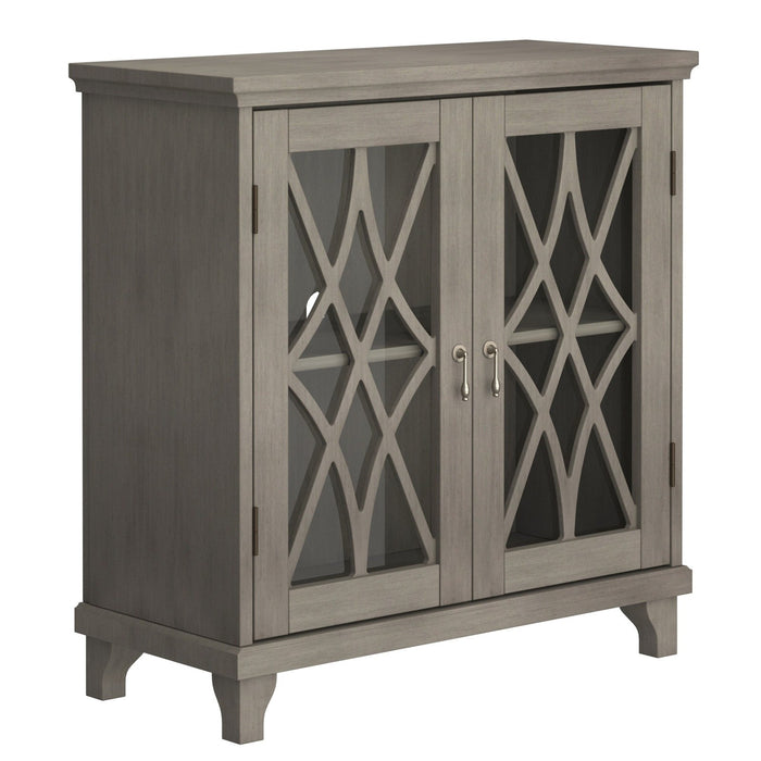 Worldwide Home Furnishings Jasper-Cabinet-Grey Cabinet 507-679GY