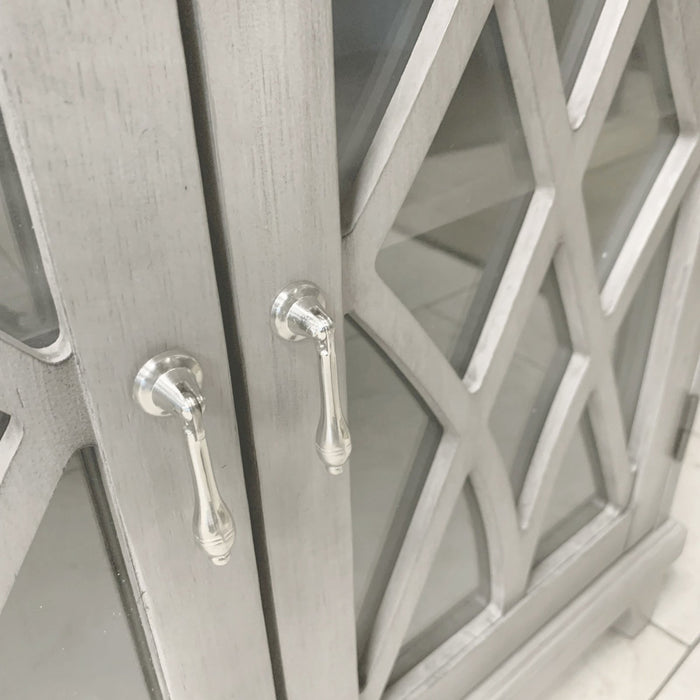 Worldwide Home Furnishings Jasper-Cabinet-White Cabinet 507-679WT