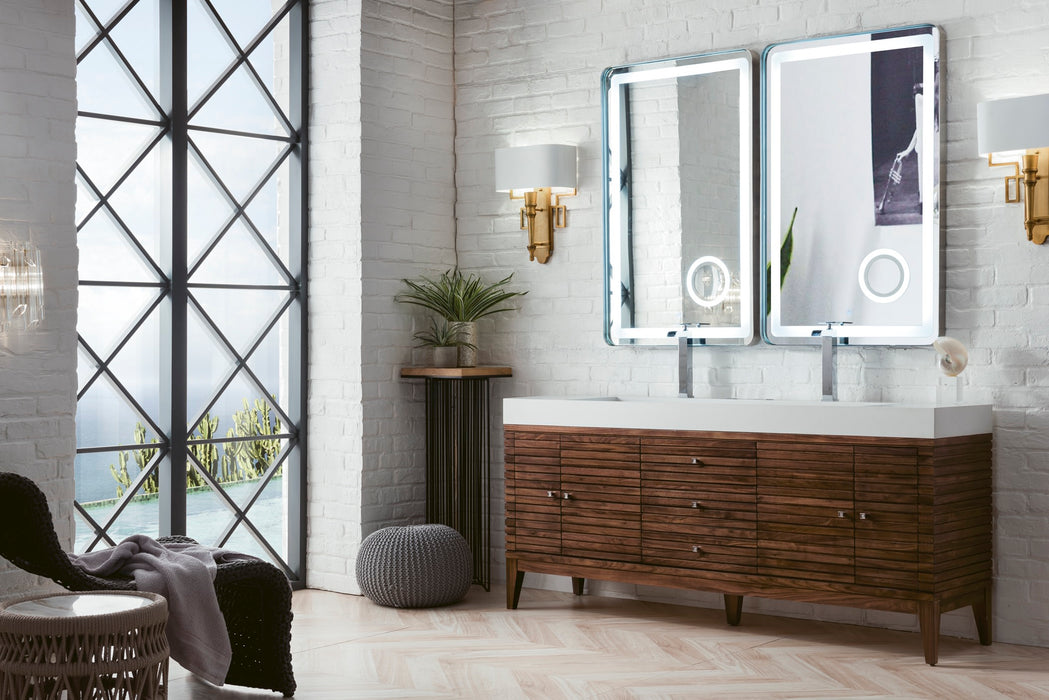 James Martin Linear 72" Double Bathroom Vanity