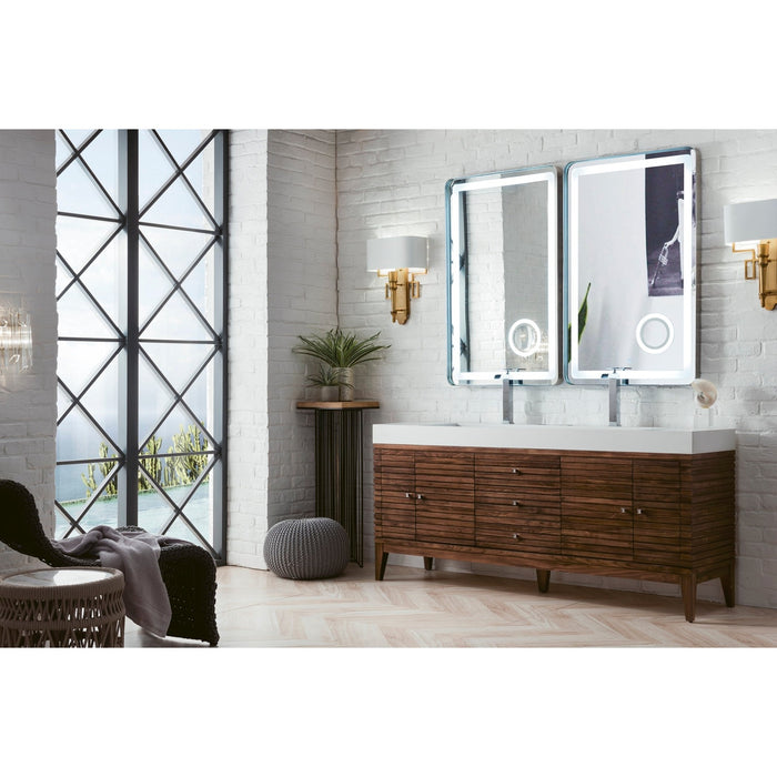 James Martin Vanities Linear 72" Double Bathroom Vanity
