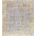 Pasargad Home Vintage Lahore Collection Blue Wool Area Rug- 9' 0" X 9'10" 54695