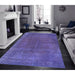 Pasargad Home Vintage Lahore Collection Purple Wool Area Rug- 8' 0" X 10' 6" 54701