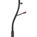 Worldwide Home Furnishings Brancha-Coat Rack-Black Coat Rack 552-886