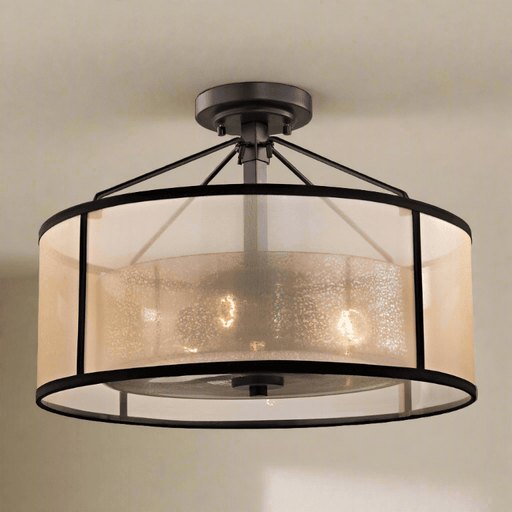 Elk Lighting Diffusion Oil Rubbed Bronze LED Semi Flush Mount