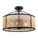 Elk Lighting Diffusion Oil Rubbed Bronze LED Semi Flush Mount