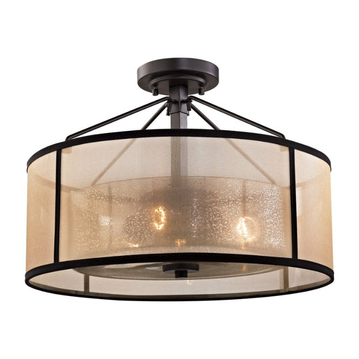 Elk Lighting Diffusion Oil Rubbed Bronze LED Semi Flush Mount