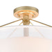 Elk Lighting Diffusion Oil Rubbed Bronze LED Semi Flush Mount