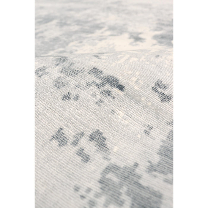 Pasargad Home Mirage Collection Hand-Loomed Bamboo Silk Area Rug, 7' 9" X 9' 9", Grey psh-25 8x10