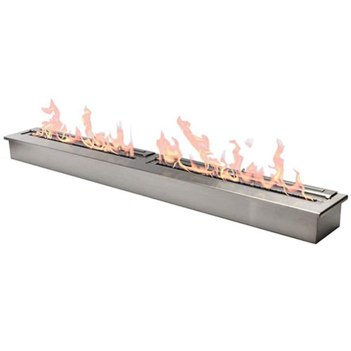 The Bio Flame 60" Silver Burner Stainless Steel