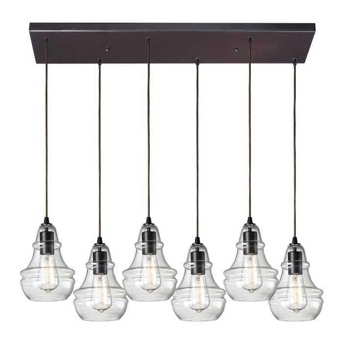 Elk Lighting Menlow Park Oiled Bronze Configurable Multi Pendant