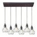 Elk Lighting Menlow Park Oiled Bronze Configurable Multi Pendant