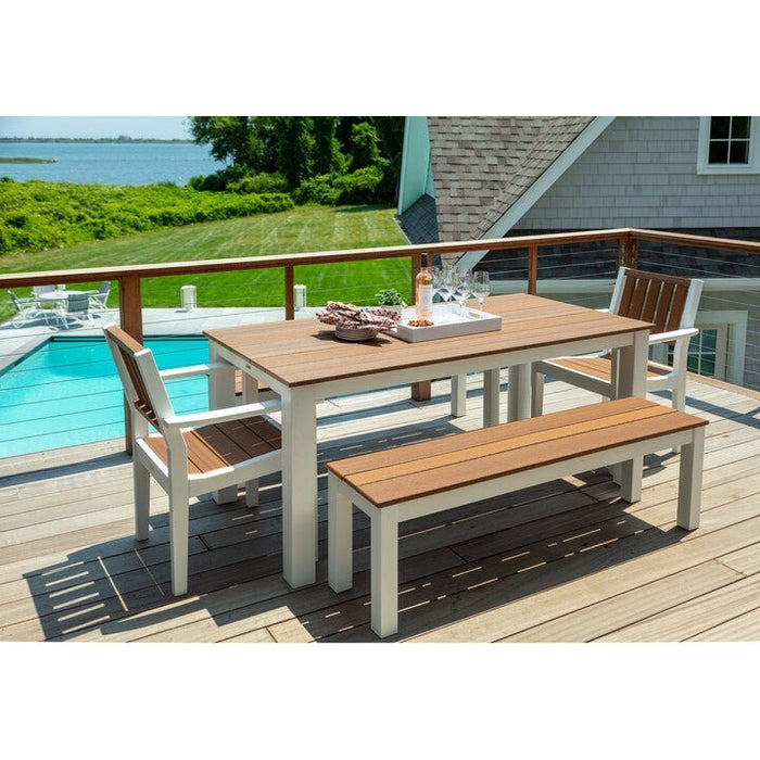 Greenwich 60" Dining Bench Slatted