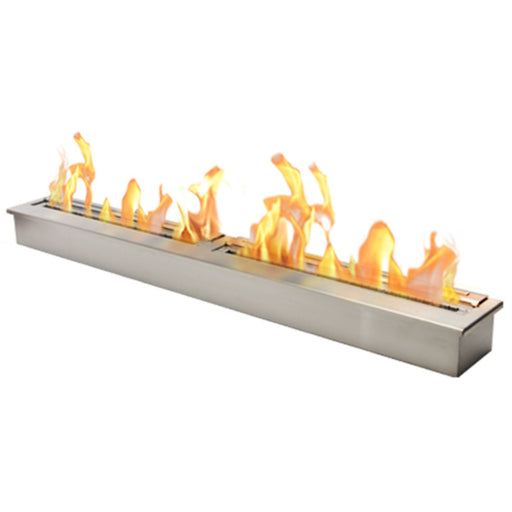 The Bio Flame 60" Silver Burner Stainless Steel