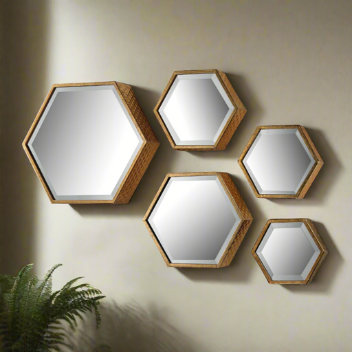 Elk Home Hexagonal Mirror