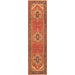 Pasargad Home Serapi Collection Hand-Knotted Rust Wool Area Rug- 2' 8" X 11'10" PB-10B 2.08x12