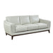 GTR Rio Light Gray Leather Sofa