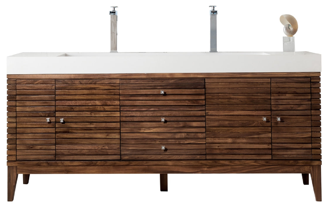 James Martin Linear 72" Double Bathroom Vanity