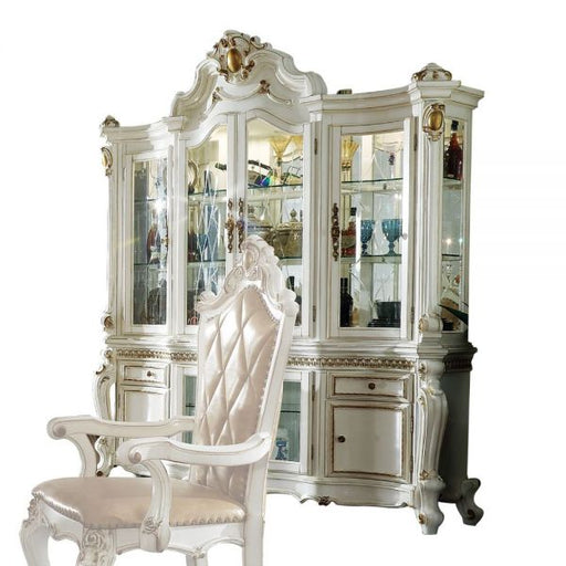 Acme Furniture Picardy Hutch in Antique Pearl 63464H