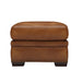 GTR Toulouse Brown Leather Ottoman