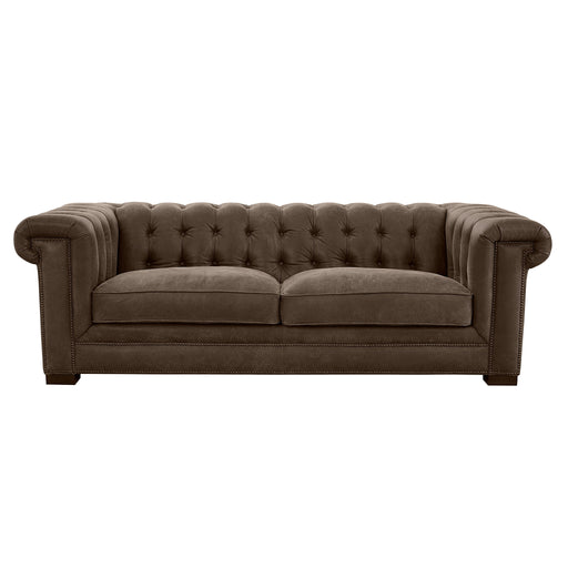 GTR Vienna Dark Brown Leather Sofa