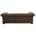 GTR Vienna Dark Brown Leather Sofa