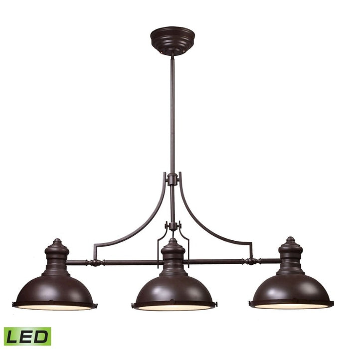 Elk Lighting Chadwick Antique Copper Island Light