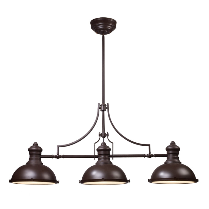 Elk Lighting Chadwick Antique Copper Island Light