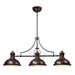 Elk Lighting Chadwick Antique Copper Island Light