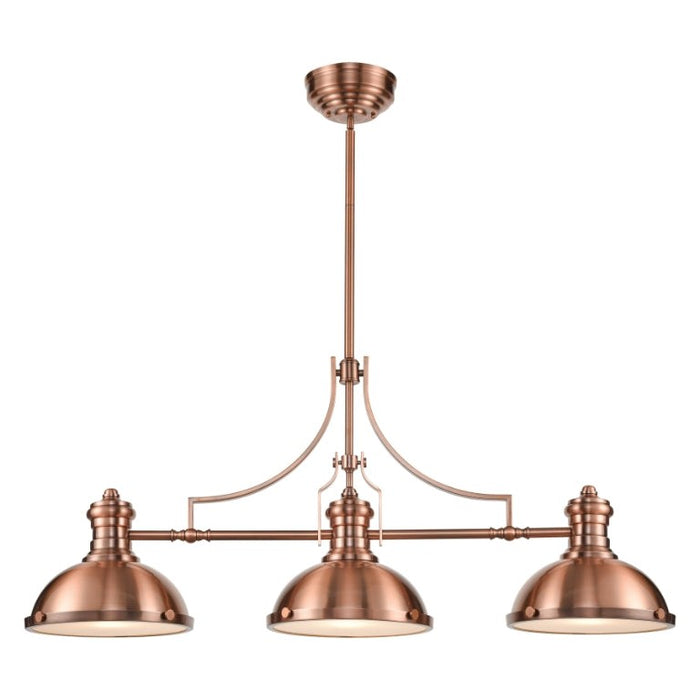 Elk Lighting Chadwick Antique Copper Island Light