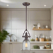 Elk Lighting Chadwick Satin Nickel Mini Pendant