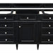 Brittany 60" Single Vanity Cabinet, Black Onyx