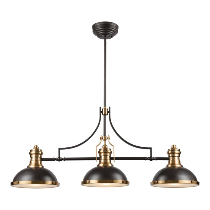 Elk Lighting Chadwick Antique Copper Island Light