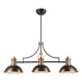 Elk Lighting Chadwick Antique Copper Island Light