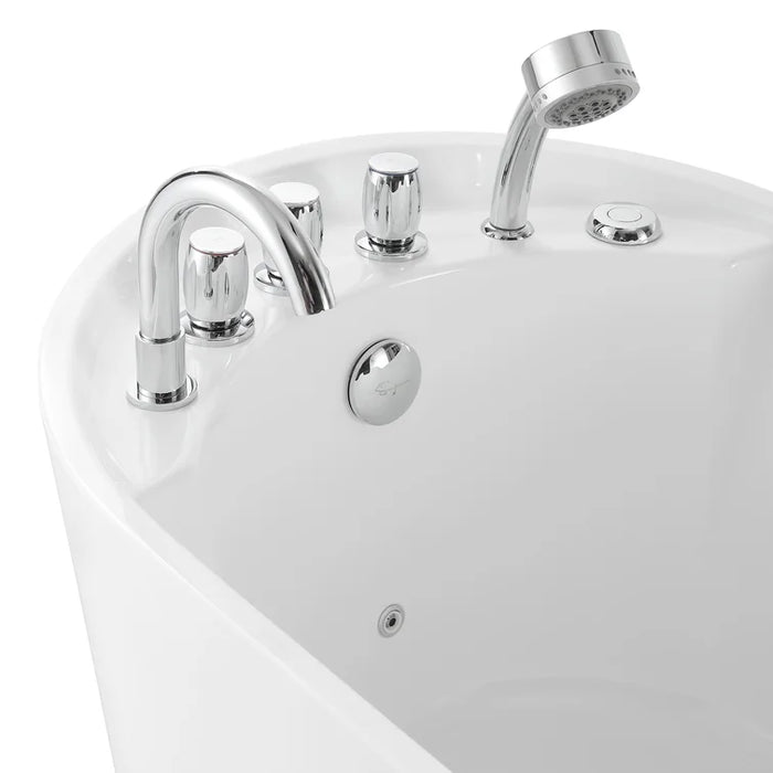 Empava 67 inch Whirlpool Freestanding Acrylic Bathtub - EMPV-67AIS09
