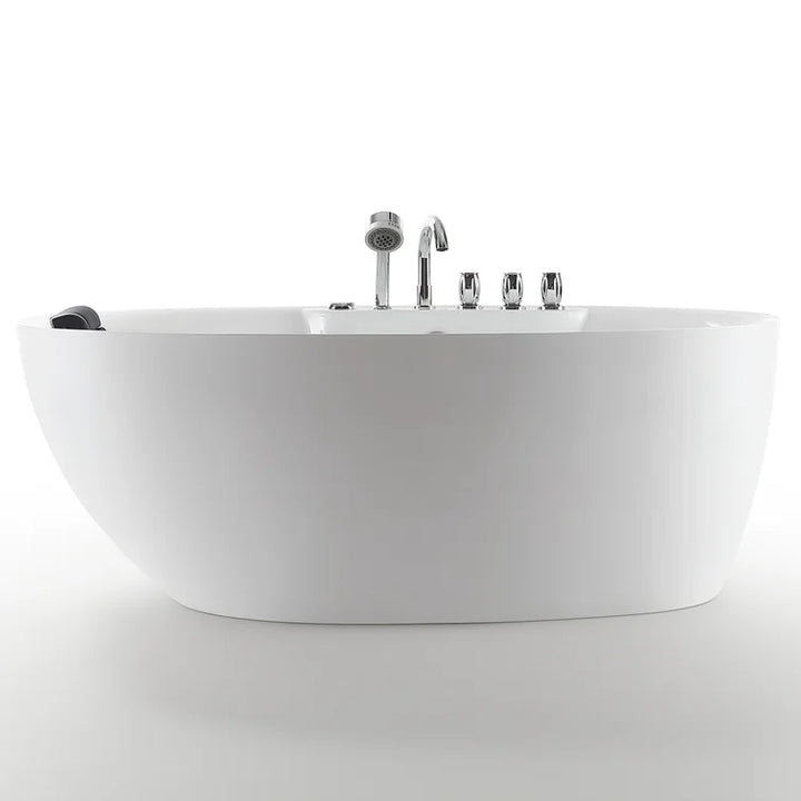 Empava 67 inch Whirlpool Freestanding Acrylic Bathtub - EMPV-67AIS13