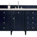 Brittany 60" Single Vanity, Urban Gray, w/ 3 CM Siberian Silestone Top w/FreePower Wireless Charger