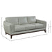 GTR Rio Light Gray Leather Sofa