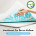 3 Inch Queen Size Gel Infused Memory Foam Mattress Topper