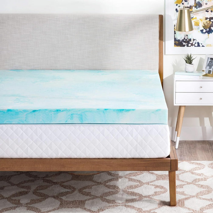 3 Inch Queen Size Gel Infused Memory Foam Mattress Topper