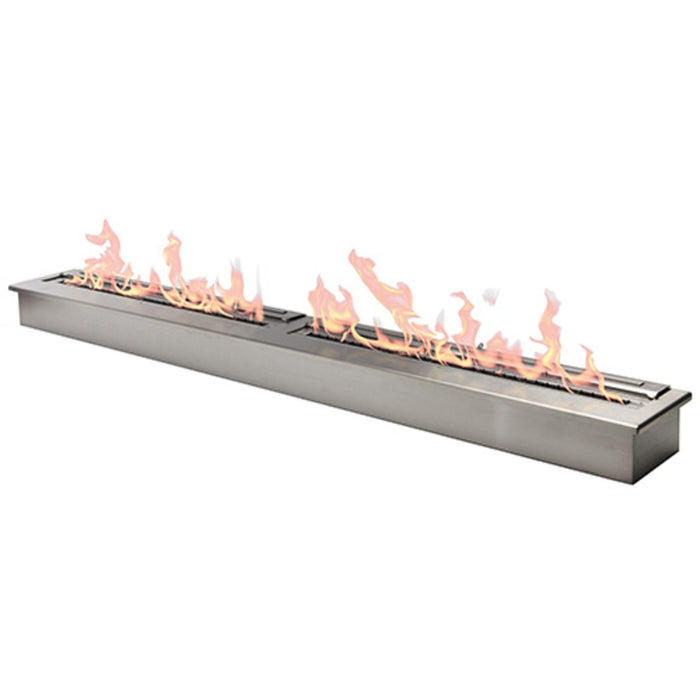The Bio Flame 72" Silver Burner Stainless Steel