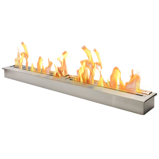 The Bio Flame 72" Silver Burner Stainless Steel