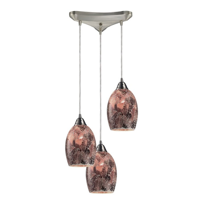 Elk Lighting Avalon Satin Nickel Mini Pendant