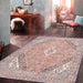 Pasargad Home Vintage Tabriz Collection Wool Salmon Area Rug- 8' 5'' X 11' 2'' 990262 8.05x11.02