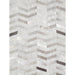 Pasargad Home Galaxy Collection Silver Cowhide & Sari Silk Area Rug-12' 0'' X 15' 0'' ptx-3105 12x15